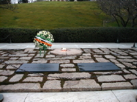 Graves of President and Jacqueline Kennedy